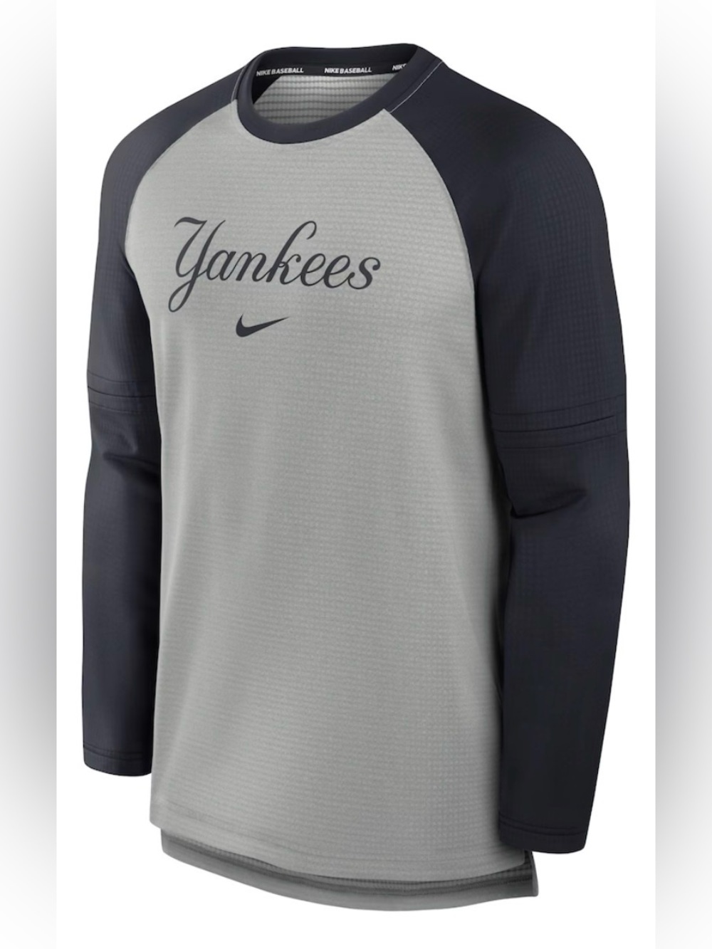 NWT Men's New York Yankees Nike Gray/Navy Authentic Collection Long Sleeve XL